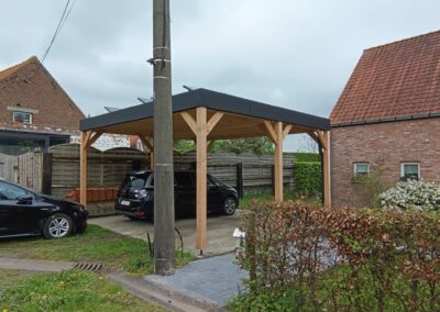 Carport avec panneaux solaire – Ellezelles